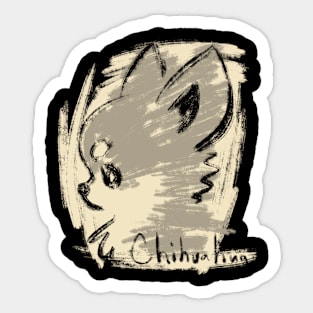 Chihuahua Sketch Sticker